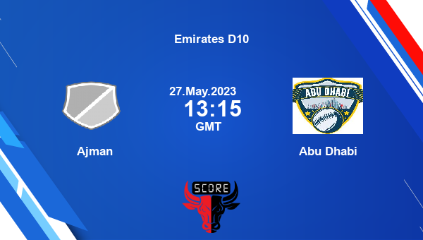 AJM vs ABD live score, Ajman vs Abu Dhabi live Match 22 T10, Emirates D10