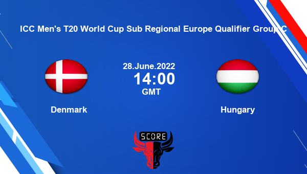DEN vs HUN live score, Denmark vs Hungary live Group 1 T20I, ICC Men’s T20 World Cup Sub Regional Europe Qualifier Group C