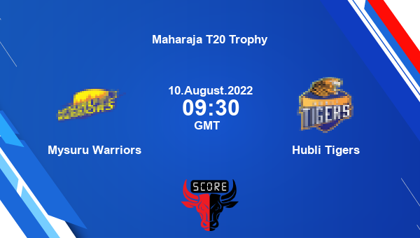 MYSW vs HUBLI live score, Mysuru Warriors vs Hubli Tigers live 7th Match T20, Maharaja T20 Trophy
