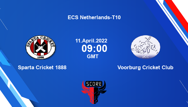 SPC vs VCC live score, Sparta Cricket 1888 vs Voorburg Cricket Club live Match 2 T10, ECS Netherlands-T10