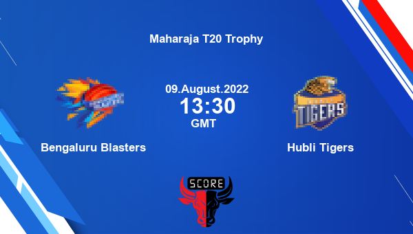 BB vs HUBLI live score, Bengaluru Blasters vs Hubli Tigers live 6th Match T20, Maharaja T20 Trophy