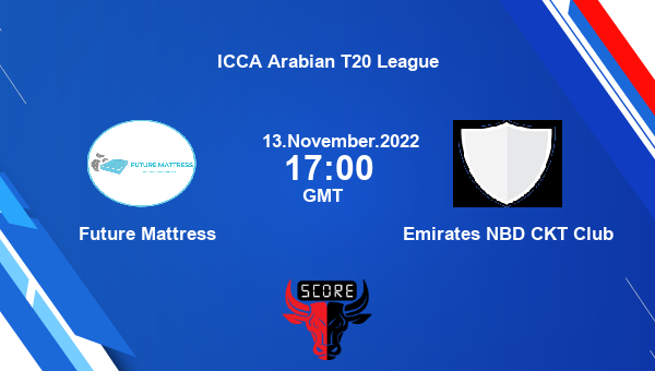 FM vs ECC live score, Future Mattress vs Emirates NBD CKT Club live Match 30 T20, ICCA Arabian T20 League
