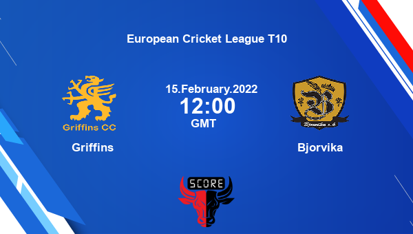 Griffins vs Bjorvika Group B – Match 8 T10 livescore, GRI vs BJA, European Cricket League T10