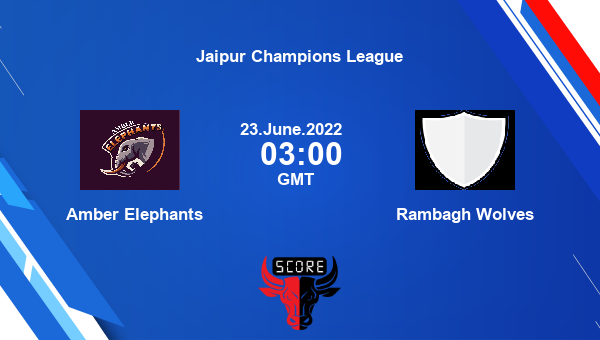 AE vs RW live score, Amber Elephants vs Rambagh Wolves live Match 3 T20, Jaipur Champions League