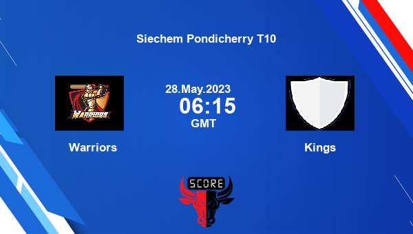 WAR vs KGS, Dream11 Prediction, Fantasy Cricket Tips, Dream11 Team, Pitch Report, Injury Update – Siechem Pondicherry T10