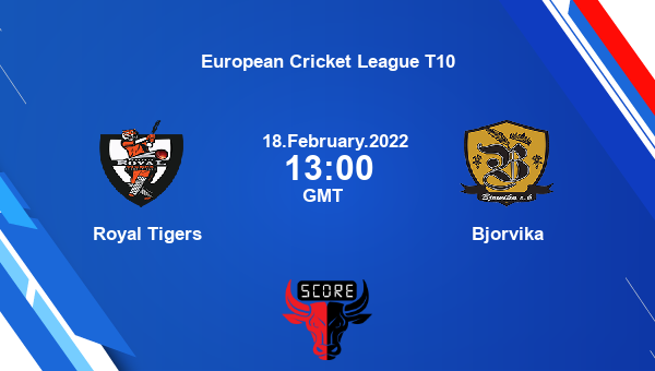 Royal Tigers vs Bjorvika Qualifier 2 T10 livescore, ROT vs BJA, European Cricket League T10