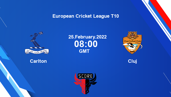 Carlton vs Cluj Qualifier 1 T10 livescore, CAR vs CLJ, European Cricket League T10