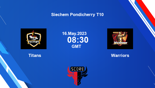 TIT vs WAR live score, Titans vs Warriors live Match 3 T10, Siechem Pondicherry T10