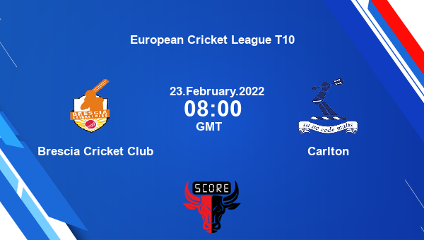 Brescia Cricket Club vs Carlton Match 11 T10 livescore, BRCC vs CAR, European Cricket League T10