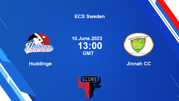 HD vs JCC live score, Huddinge vs Jinnah CC Cricket Match Preview, Match 29 T10, ECS Sweden