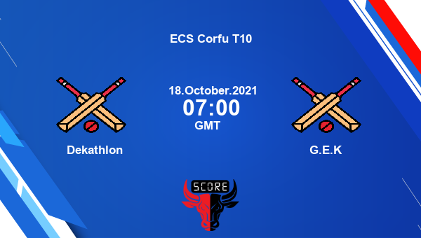 Dekathlon vs G.E.K  1st Match Team News Preview Dream11 Prediction