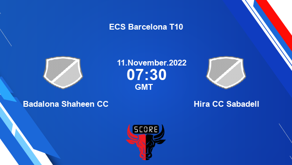 BSH vs HIS live score, Badalona Shaheen CC vs Hira CC Sabadell live Match 17 T10, ECS Barcelona T10