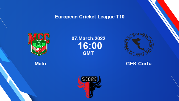 Malo vs GEK Corfu Match 5 T10 livescore, MAL vs GEK, European Cricket League T10