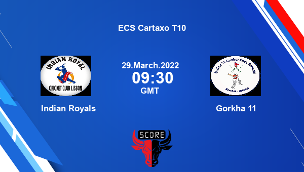 IR vs GOR live score, Indian Royals vs Gorkha 11 live Match 6 T10, ECS Cartaxo T10
