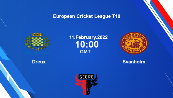 Dreux vs Svanholm Eliminator 3 T10 livescore, DCC  vs SCC, European Cricket League T10