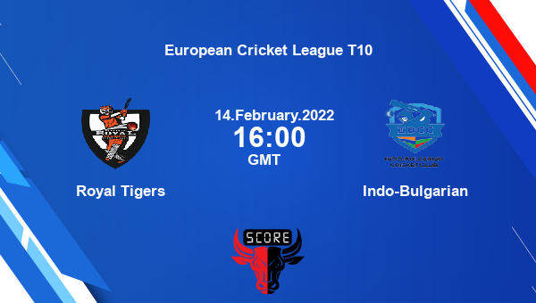 Royal Tigers vs Indo-Bulgarian Group B – Match 5 T10 livescore, ROT vs INB, European Cricket League T10