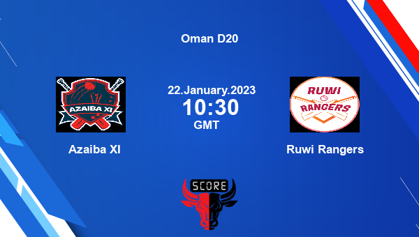 AZA vs RUR live score, Azaiba XI vs Ruwi Rangers live Match 27 T20, Oman D20
