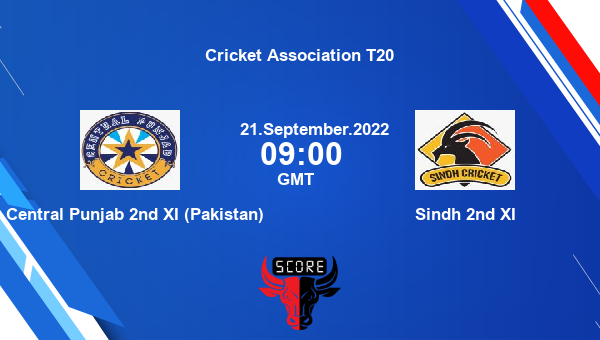 Central Punjab 2nd XI (Pakistan) vs Sindh 2nd XI Dream11 Match Prediction | Cricket Association T20 |Team News|