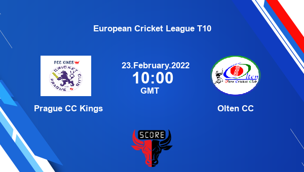 Prague CC Kings vs Olten CC Match 12 T10 livescore, PCK vs OTC, European Cricket League T10