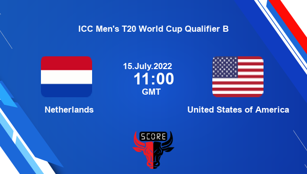 NED vs USA live score, Netherlands vs United States of America live 2nd Semi-Final T20I, ICC Men’s T20 World Cup Qualifier B