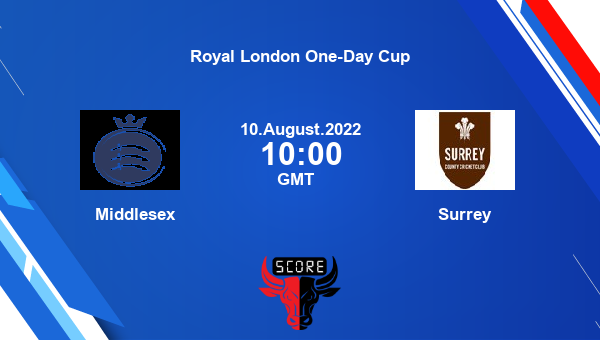MID vs SUR live score, Middlesex vs Surrey live Group A List A, Royal London One-Day Cup