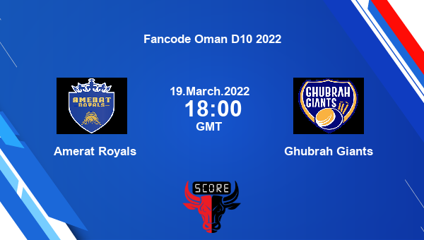 Royals vs Giants Dream11 Cricket Match Prediction | Fancode Oman D10 2022 |Team News|