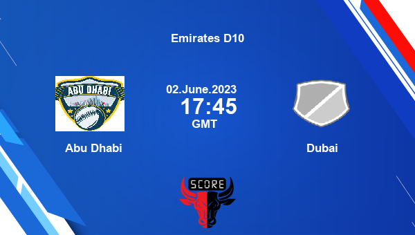 ABD vs DUB live score, Abu Dhabi vs Dubai Cricket Match Preview, Match 42 T10, Emirates D10