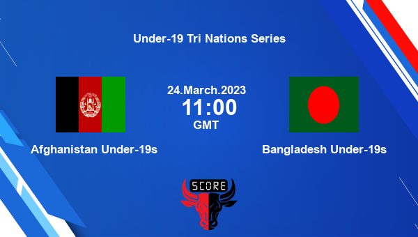 AF-19 vs BD-19 live score, Afghanistan Under-19s vs Bangladesh Under-19s live Match 4 ODI, Under-19 Tri Nations Series