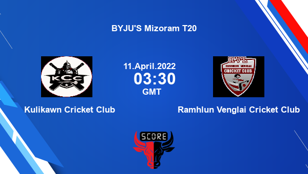 KCC vs RVCC live score, Kulikawn Cricket Club vs Ramhlun Venglai Cricket Club live Match 1 T20, BYJU’S Mizoram T20