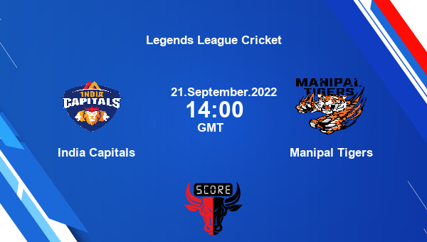 INC vs MNT live score, India Capitals vs Manipal Tigers live 4th Match T20, Legends League Cricket