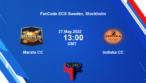 MCC vs INC live score, Marsta CC vs Indiska CC live 4th Quarter Final T10, FanCode ECS Sweden, Stockholm