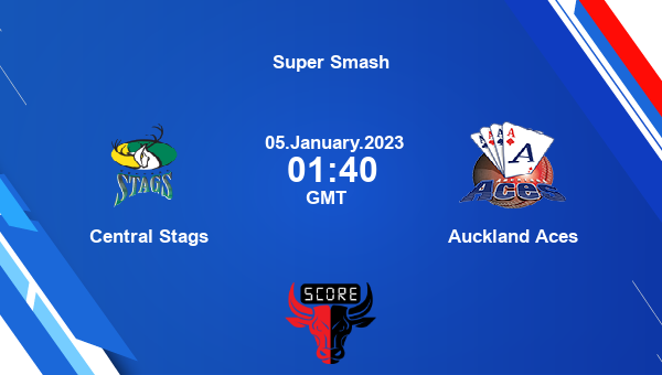 CS vs AA live score, Central Stags vs Auckland Aces live Match 12 T20, Super Smash