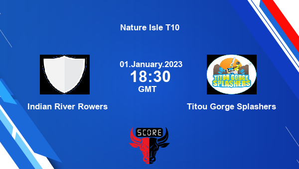 IRR vs TGS live score, Indian River Rowers vs Titou Gorge Splashers live Match 22 T10, Nature Isle T10
