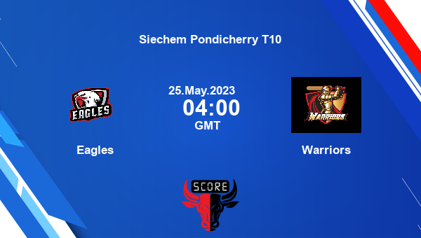 EAG vs WAR, Dream11 Prediction, Fantasy Cricket Tips, Dream11 Team, Pitch Report, Injury Update – Siechem Pondicherry T10