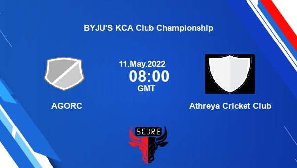 AGR vs ACC live score, AGORC vs Athreya Cricket Club live Match 22 T20, BYJU’S KCA Club Championship