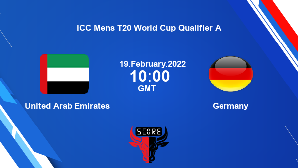 United Arab Emirates vs Germany 7th Match, Gorup A T20I livescore, UAE vs GER, ICC Mens T20 World Cup Qualifier A