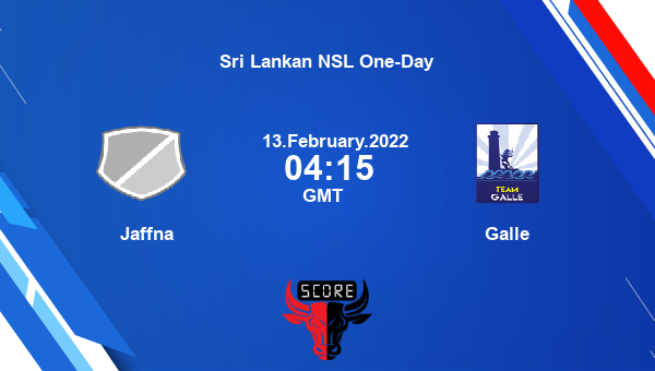 Jaffna vs Galle Match 8 List A livescore, JAF vs GAL, Sri Lankan NSL One-Day