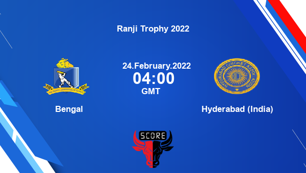 Bengal vs Hyderabad (India) Dream11 Match Prediction | Ranji Trophy 2022 |Team News|