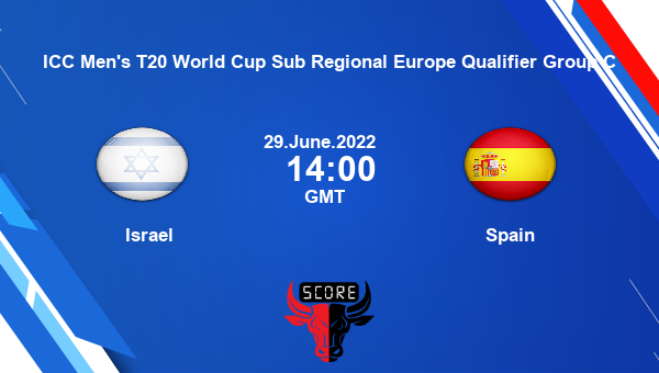 ISR vs ESP live score, Israel vs Spain live Group 2 T20I, ICC Men’s T20 World Cup Sub Regional Europe Qualifier Group C
