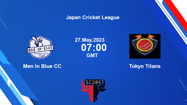 MBCC vs TT live score, Men In Blue CC vs Tokyo Titans live Match 6 T10, Japan Cricket League
