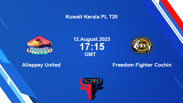 APU vs FFC live score, Alleppey United vs Freedom Fighter Cochin Cricket Match Preview, Match 23 T20, Kuwait Kerala PL T20