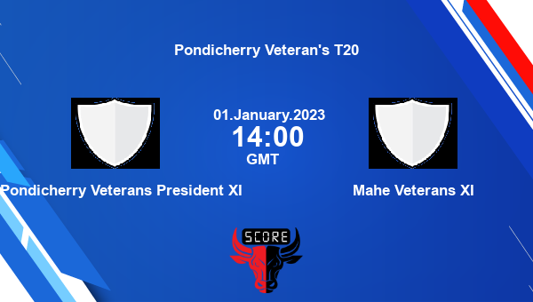 PVP vs MVXI live score, Pondicherry Veterans President XI vs Mahe Veterans XI live Match 18 T20, Pondicherry Veteran’s T20