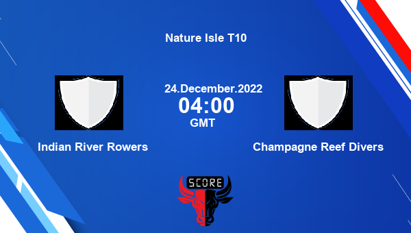 IRR vs CRD live score, Indian River Rowers vs Champagne Reef Divers live Match 5 T10, Nature Isle T10