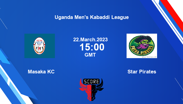 Masaka KC vs Star Pirates livescore, Match events MSK vs STP, Uganda Men's Kabaddi League, tv info