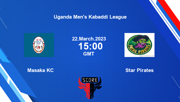 Masaka KC vs Star Pirates livescore, Match events MSK vs STP, Uganda Men’s Kabaddi League, tv info