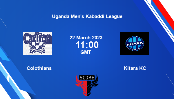 Colothians vs Kitara KC livescore, Match events COL vs KIT, Uganda Men's Kabaddi League, tv info