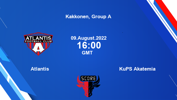 Atlantis vs KuPS Akatemia live score, Head to Head, ATL vs KUPS live, Kakkonen, Group A, TV channels, Prediction