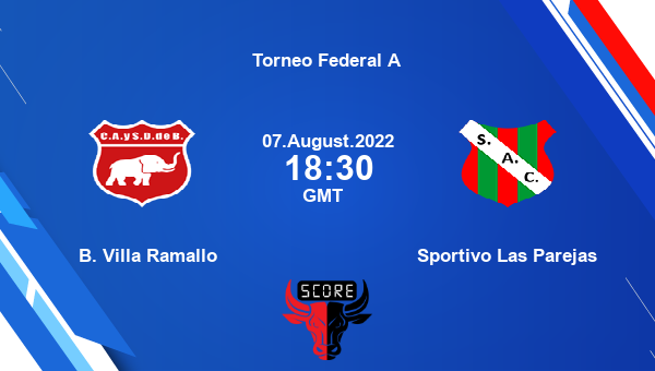 B. Villa Ramallo vs Sportivo Las Parejas live score, Head to Head, BVR vs SPP live, Torneo Federal A, TV channels, Prediction