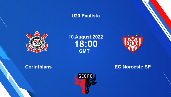 Corinthians vs EC Noroeste SP live score, Head to Head, COR vs NOR live, U20 Paulista, TV channels, Prediction