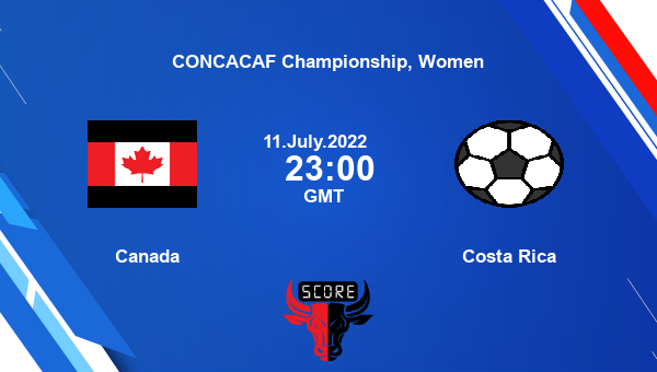 Canada vs Costa Rica live score, Head to Head, CAN vs CRC live, CONCACAF Championship, Women, TV channels, Prediction
